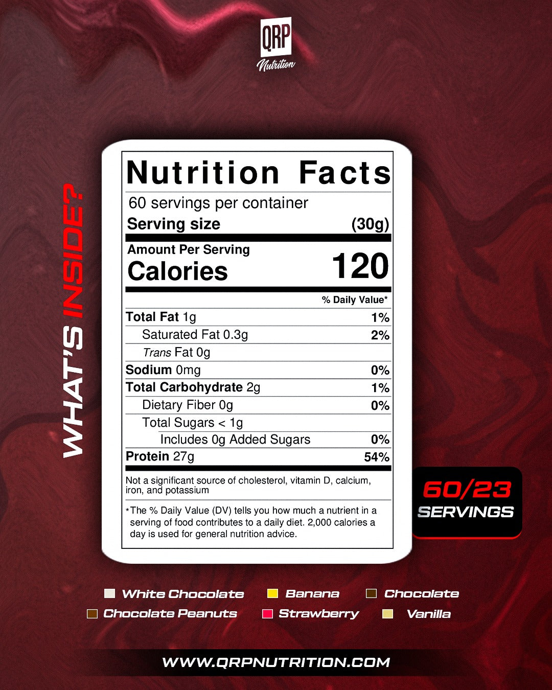 QRP Beef Protein Isolate 700g Vanilla