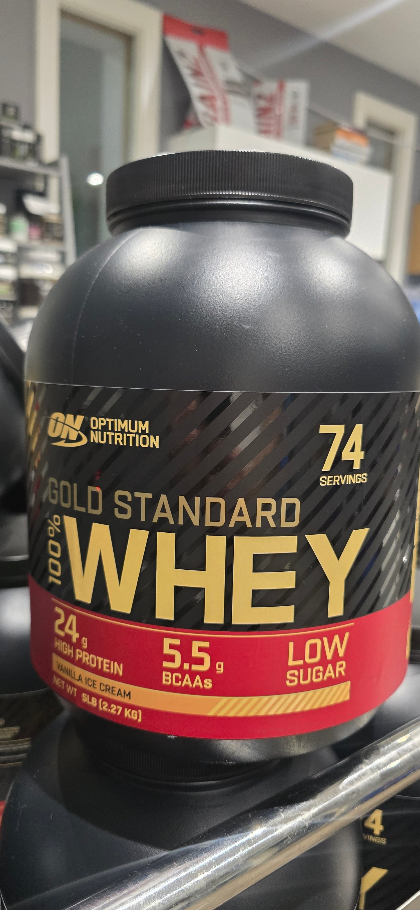 ON Gold Standard 100% Whey Protein 2.27kg (Vanilla Ice Cream)