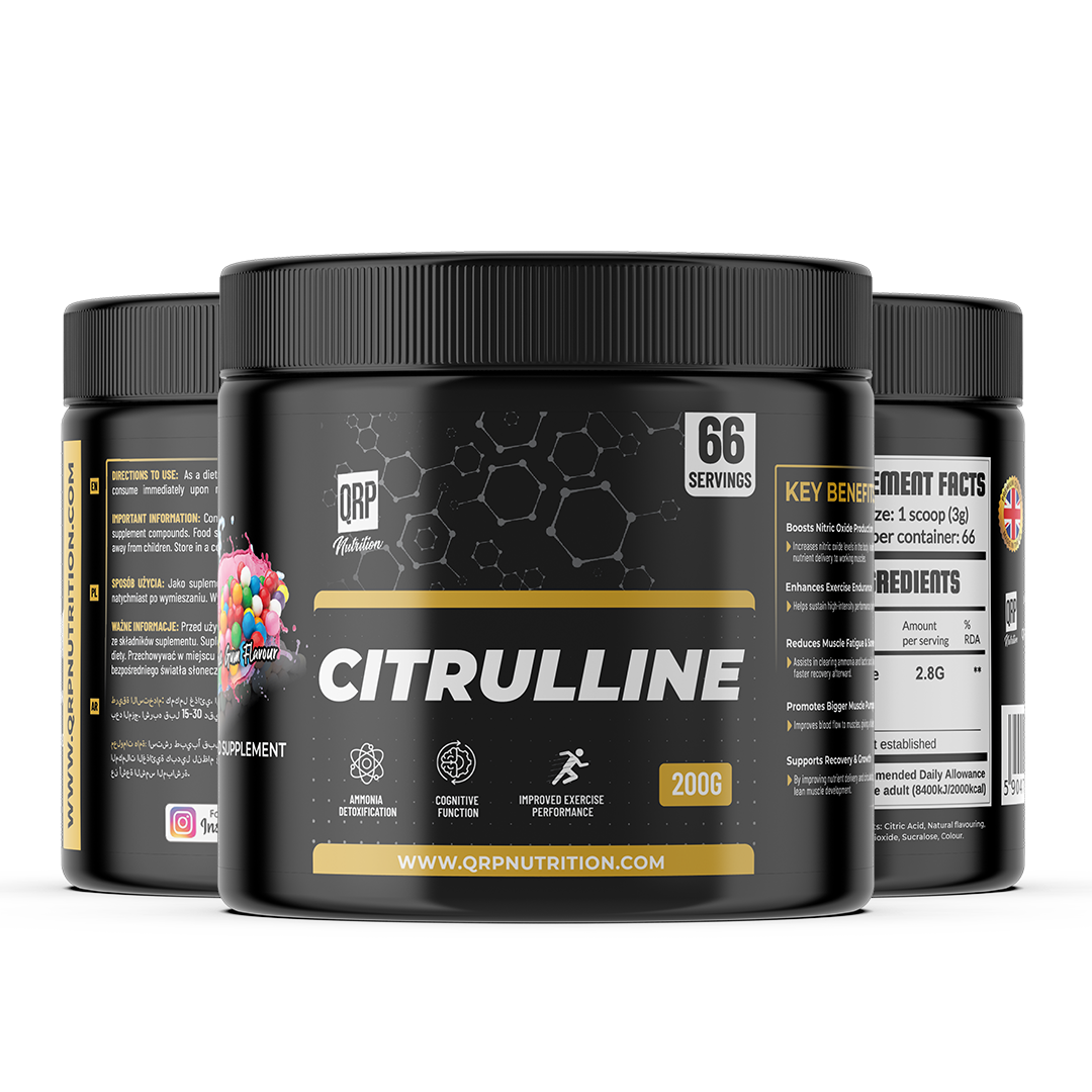 QRP Nutrition Citrulline 200g (Bubble Gum)