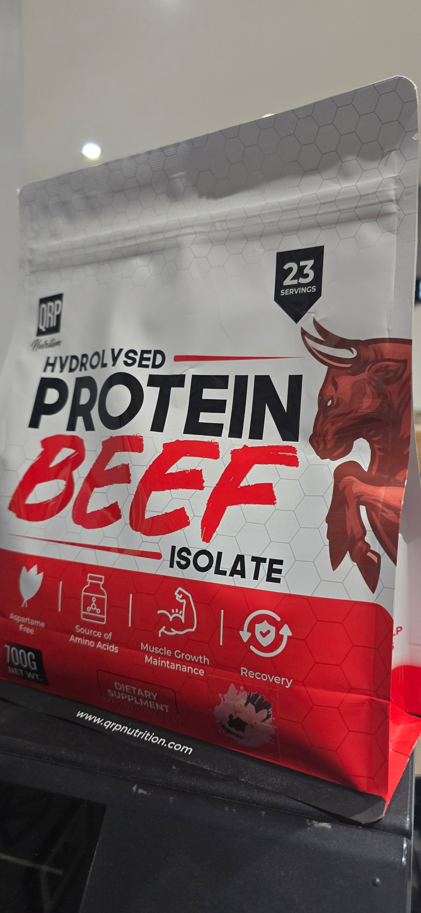 QRP Beef Protein Isolate 700g Vanilla