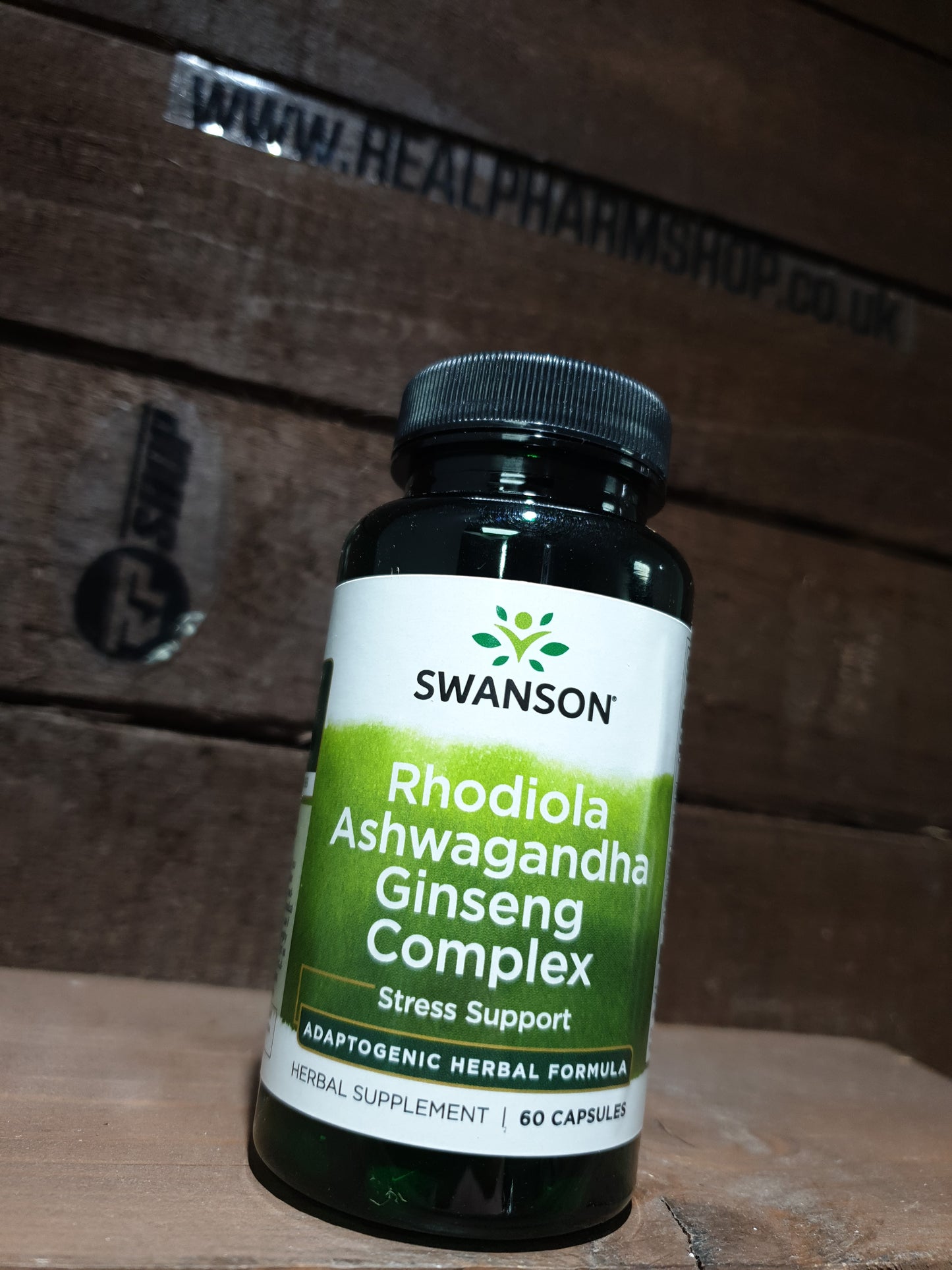 Swanson Rhodiola, Ashwagandha, Ginseng Complex (60caps) image 0