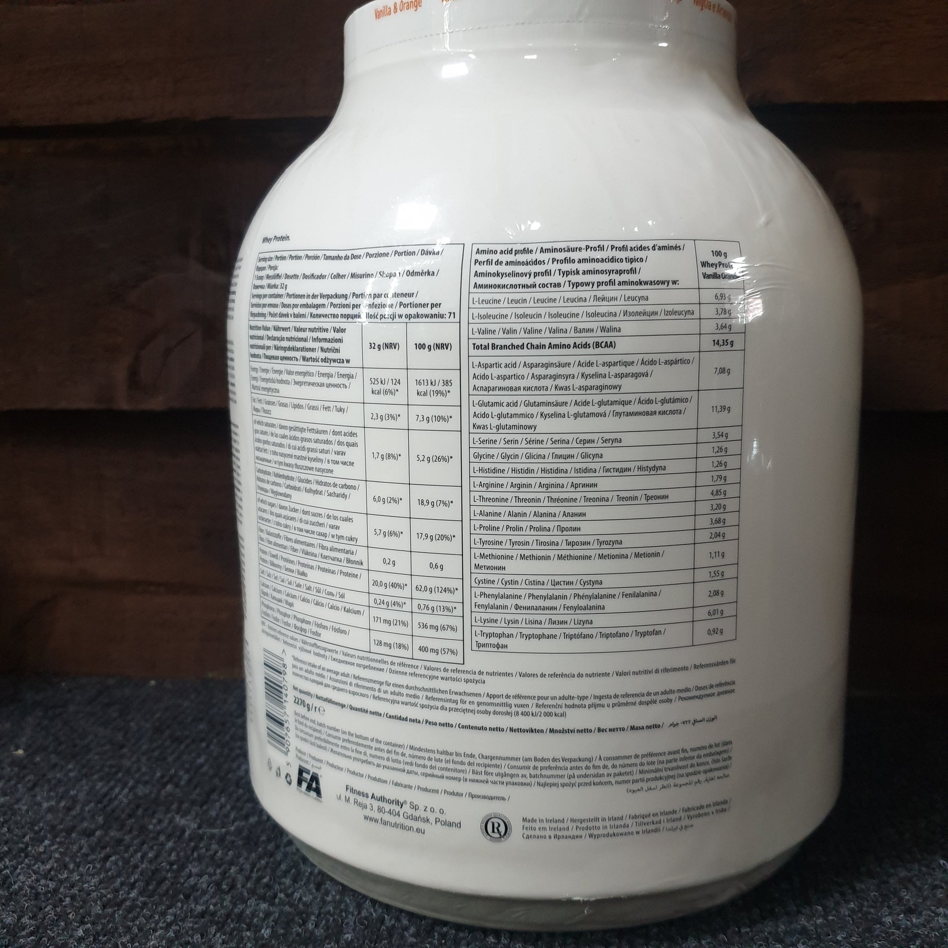 FA Nutrition WHEY PROTEIN (2.2kg) image 1