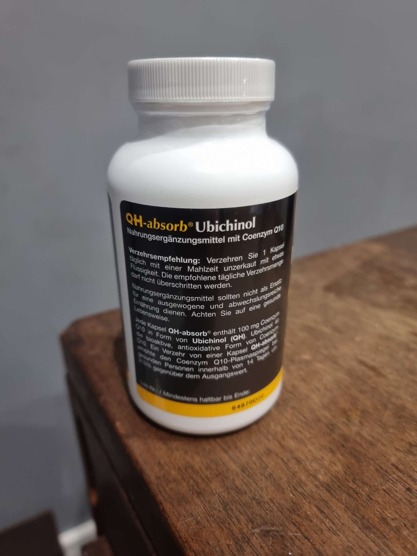 Jarrow Ubiquinol QH-absorb 120caps 100mg image 2