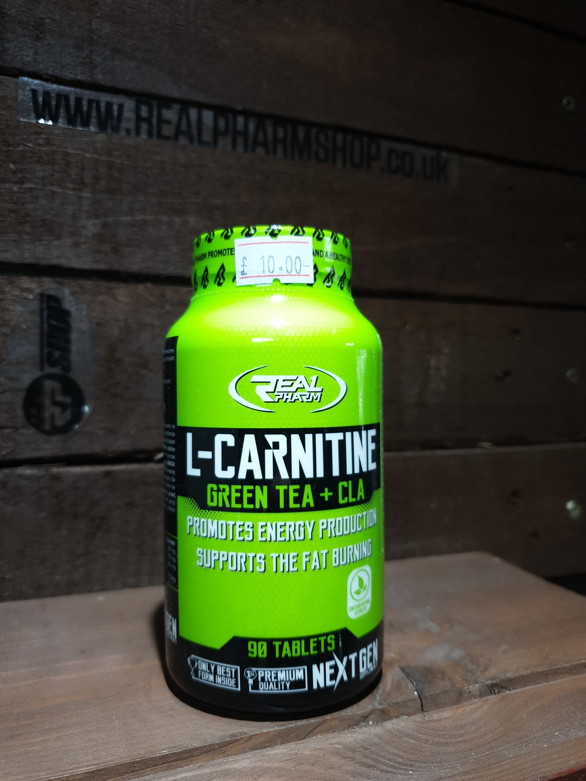 Real Pharm L-Carnitine + CLA + Green Tea image 0