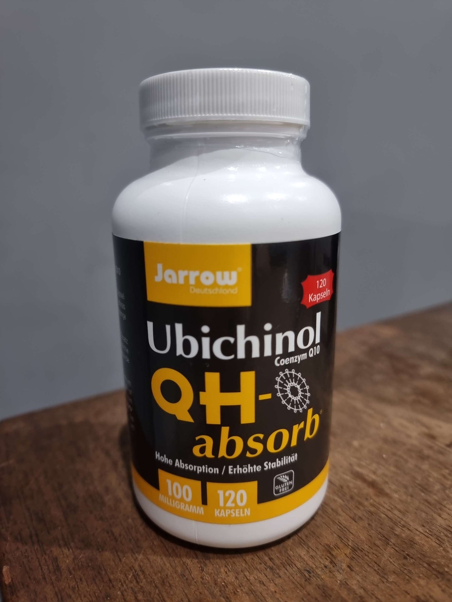 Jarrow Ubiquinol QH-absorb 120caps 100mg image 0