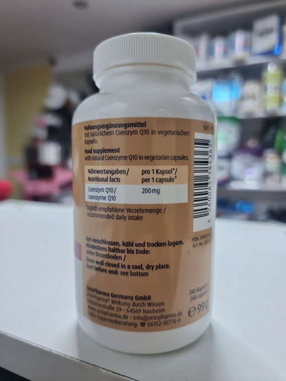 Zein Pharma CoQ10 Forte 200mg 240capsules image 1