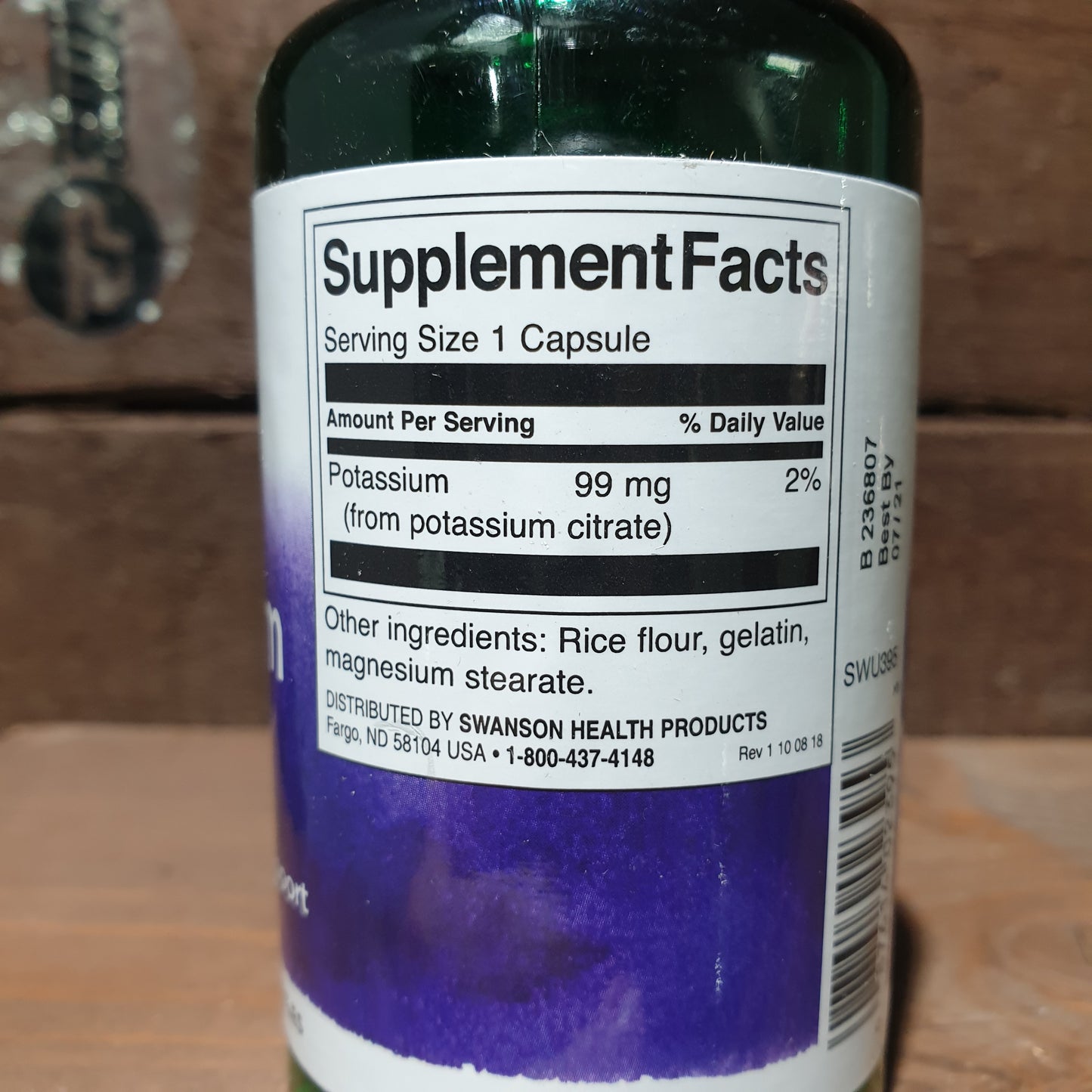 Swanson POTASSIUM CITRATE 99mg (120mg) image 1