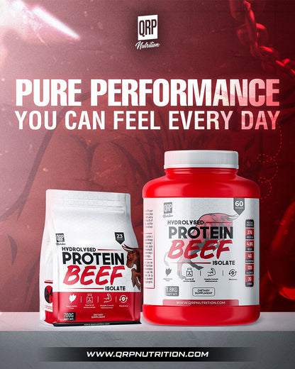 QRP Beef Protein Isolate 700g Vanilla