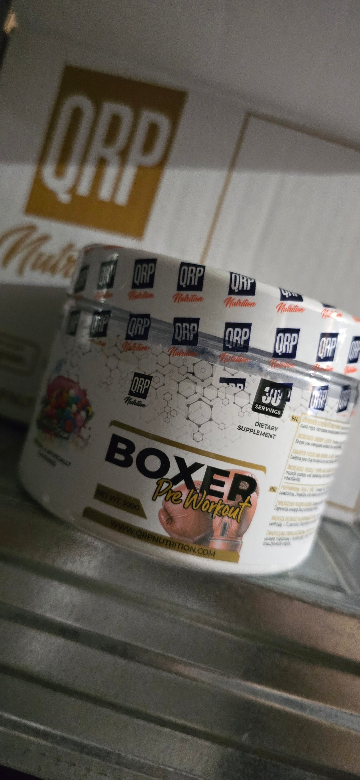 QRP Nutrition BOXER Pre 300g BubbleGum