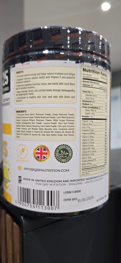 QRP Nutrition YELLOWS 250g (Lemon flavour)