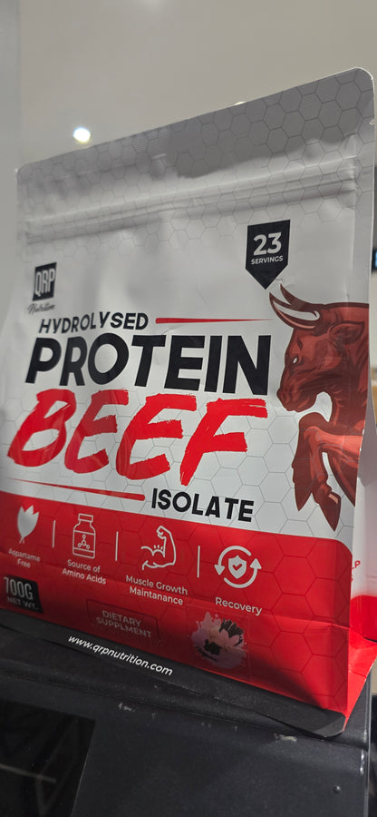 QRP Beef Protein Isolate 700g Vanilla